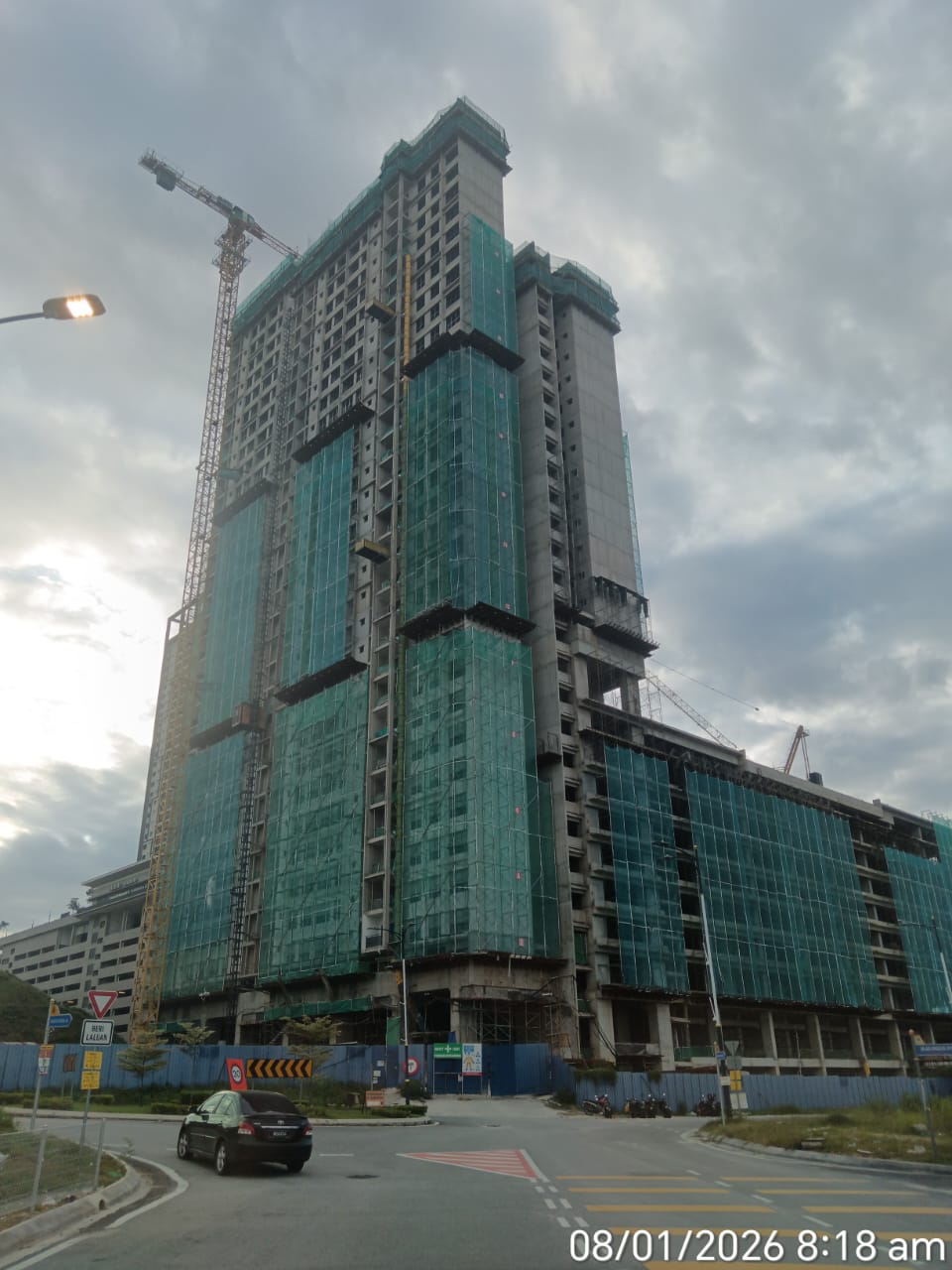Mori Residences 2 - Ongoing RC Structure Construction in Scientex Rawang