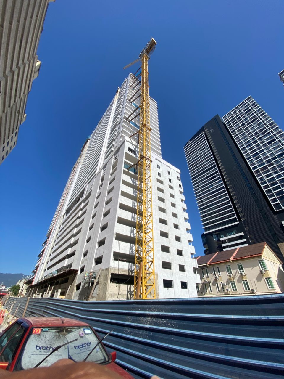 VST Jelutong (Central Residence) - Ongoing RC Structure Construction in Jelutong, Penang