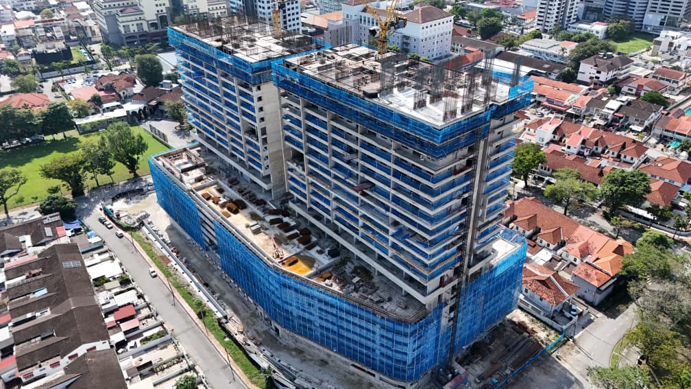 VST Pykett (Lumina Residence) - Ongoing RC Structure Construction in Penang